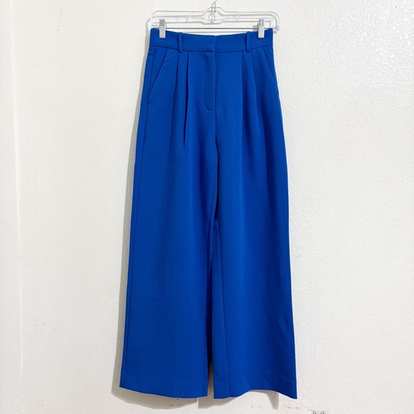 Abercrombie & Fitch Pants - NWT Abercrombie & Fitch Sloane Tailored Wide Leg Trouser Pant in Blue
